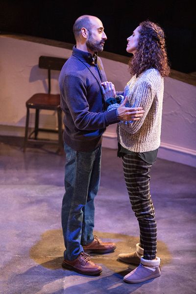 Mattico David as Tareq/Tim and Lameece Issaq as Noura/Nora Photo