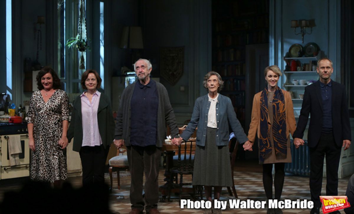 Lucy Cohu, Amanda Drew,  Jonathan Pryce, Eileen Atkins, Lisa Oâ€™Hare and James Hillier  at 