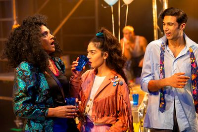 Cathy Tyson, Nicole Jebeli and Omar Malik Photo