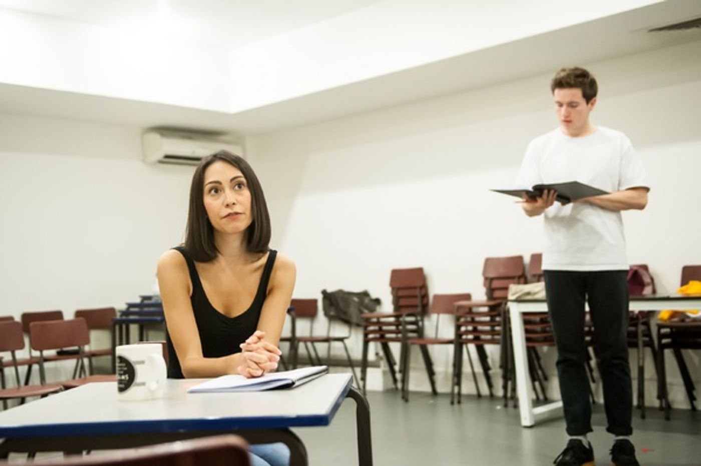 Photo Flash: Inside Rehearsal For MITES at the Tristan Bates Theatre  Image