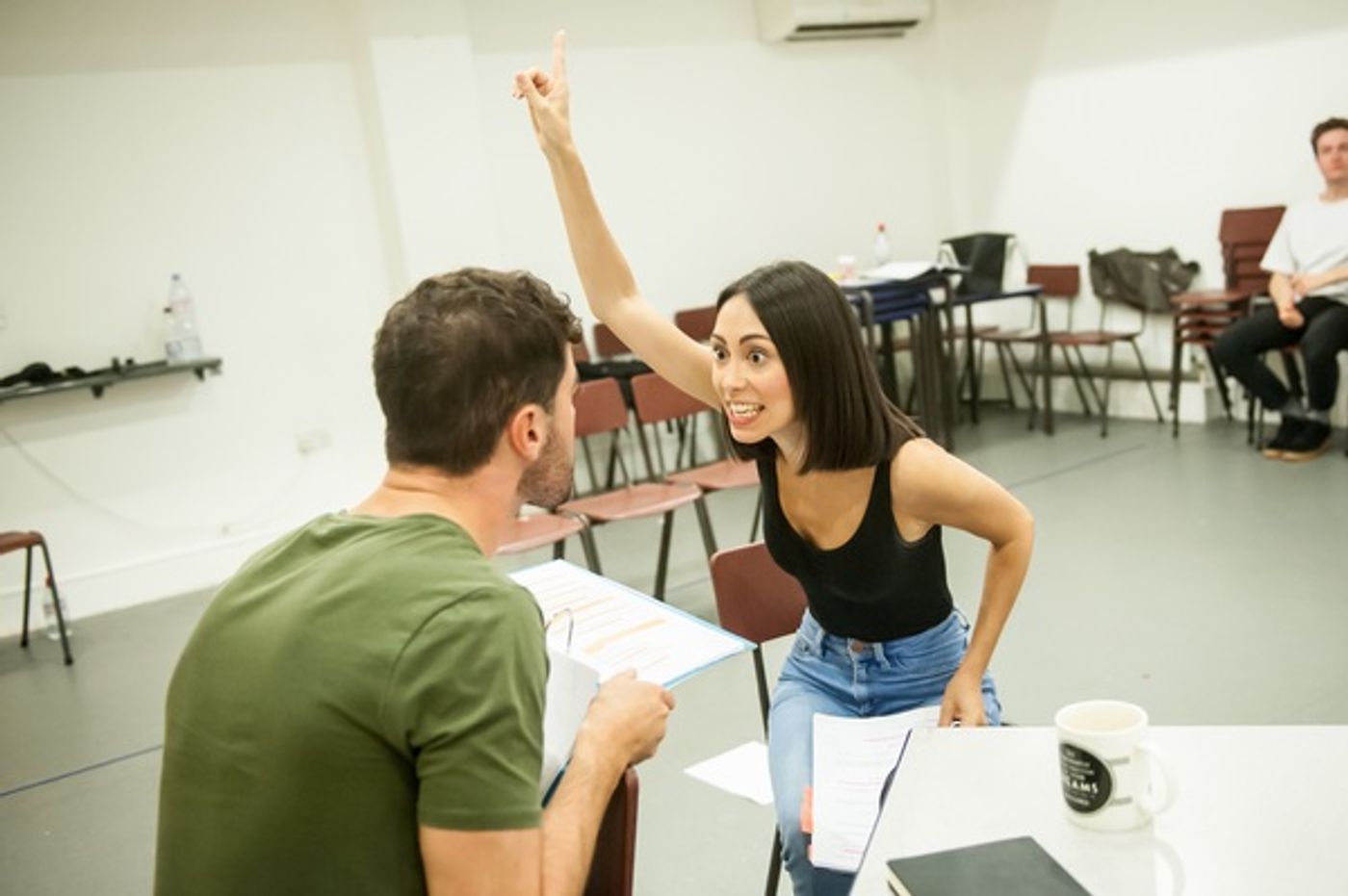 Photo Flash: Inside Rehearsal For MITES at the Tristan Bates Theatre  Image