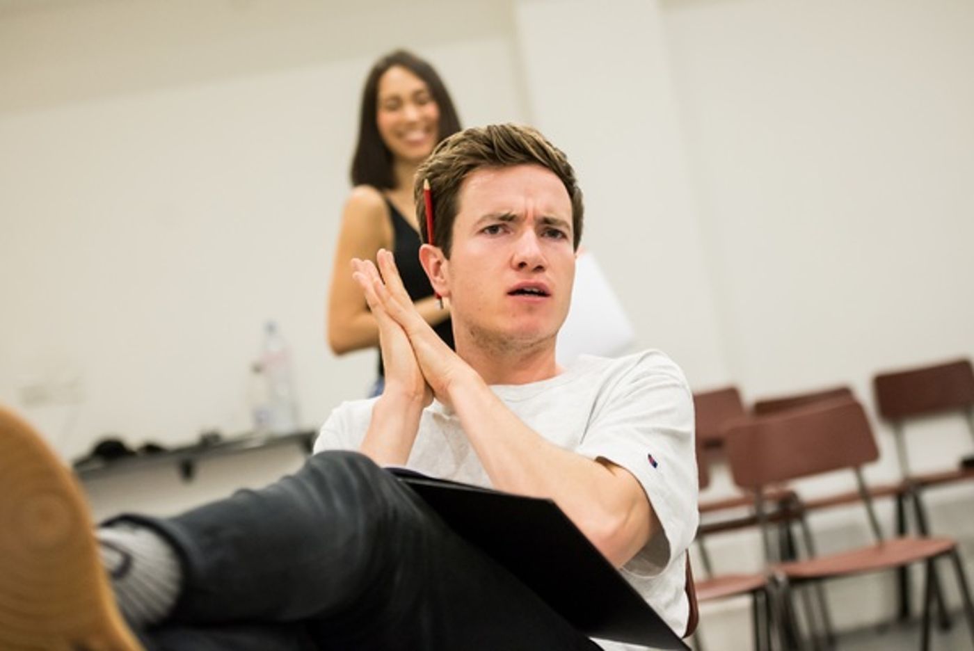 Photo Flash: Inside Rehearsal For MITES at the Tristan Bates Theatre  Image