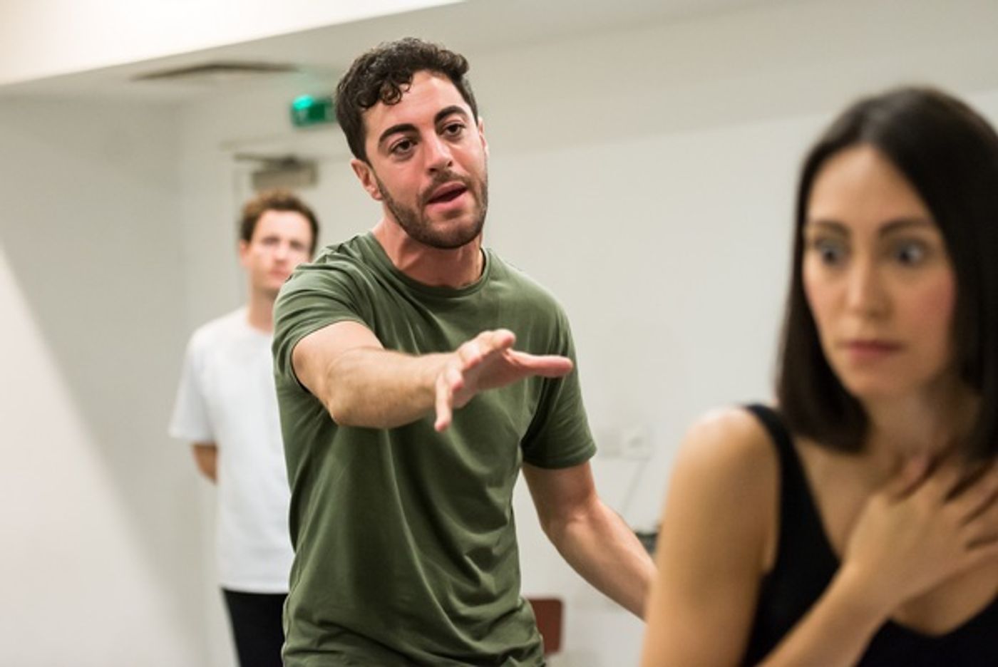 Photo Flash: Inside Rehearsal For MITES at the Tristan Bates Theatre  Image