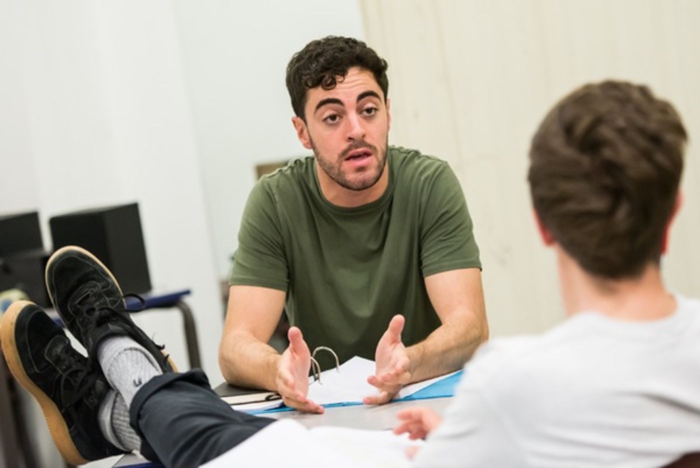 Photo Flash: Inside Rehearsal For MITES at the Tristan Bates Theatre  Image
