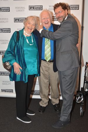 Diane McCourt, Malachy McCourt and David Staller @ BroadwayWorld Diane McCourt, Malachy McCourt and David Staller Photo