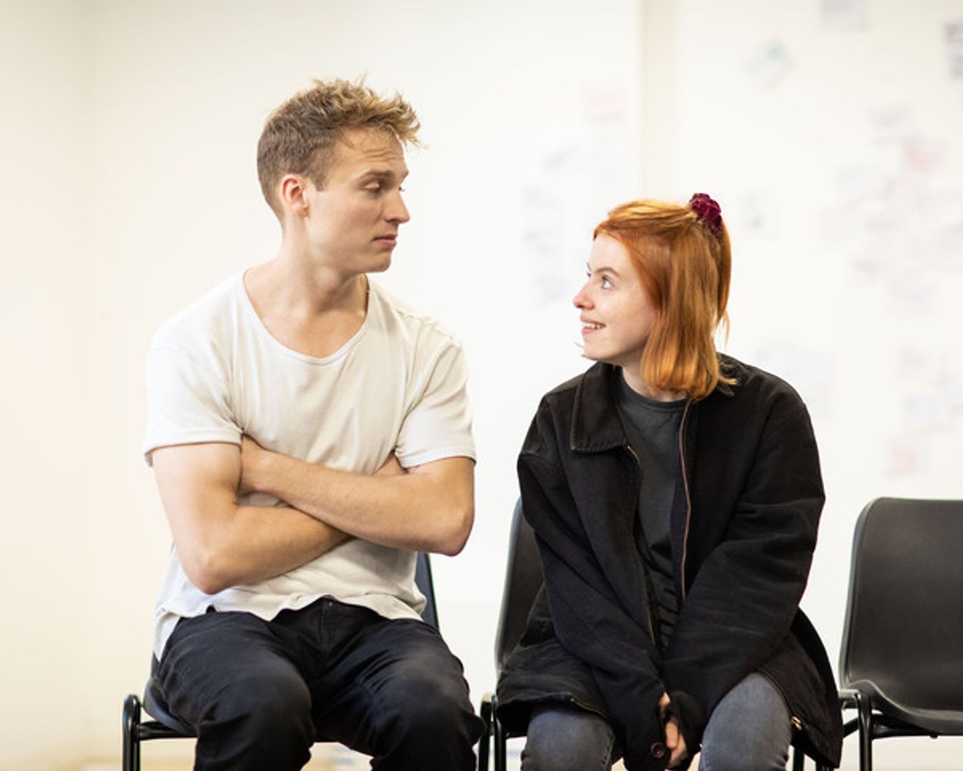 Photo Flash: Inside Rehearsal For THE GIRL WHO FELL at Trafalgar Studios  Image