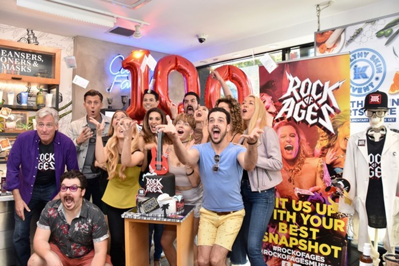 Photo Coverage: ROCK OF AGES Celebrates 100 Performances At New World Stages  Image