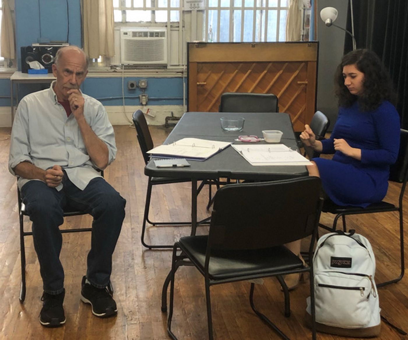 Photo Flash: Inside Rehearsal For APPLE, TABLE, PENNY at TADA Theater  Image