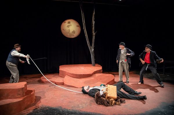 Brandon Whitehead, Zachary Gibb, Tom Gleadow, and Richard Donelly in WAITING FOR GODO Photo