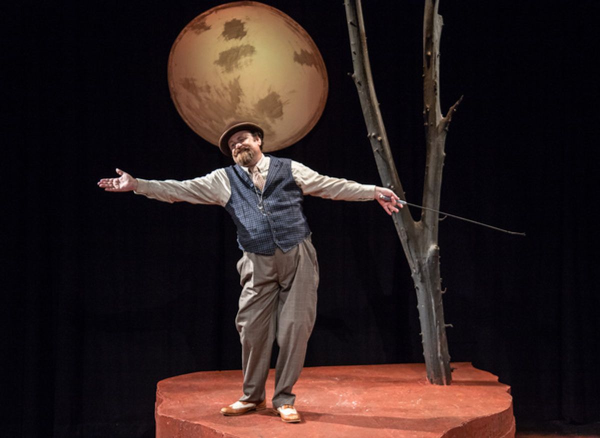 Brandon Whitehead in WAITING FOR GODOT at The Wilbury Theatre Group in Providence, RI; photo by Erin X. Smithers. at 