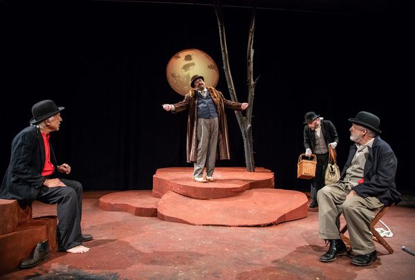 Richard Donelly, Brandon Whitehead, Zachary Gibb, and Tom Gleadow in WAITING FOR GODO Photo