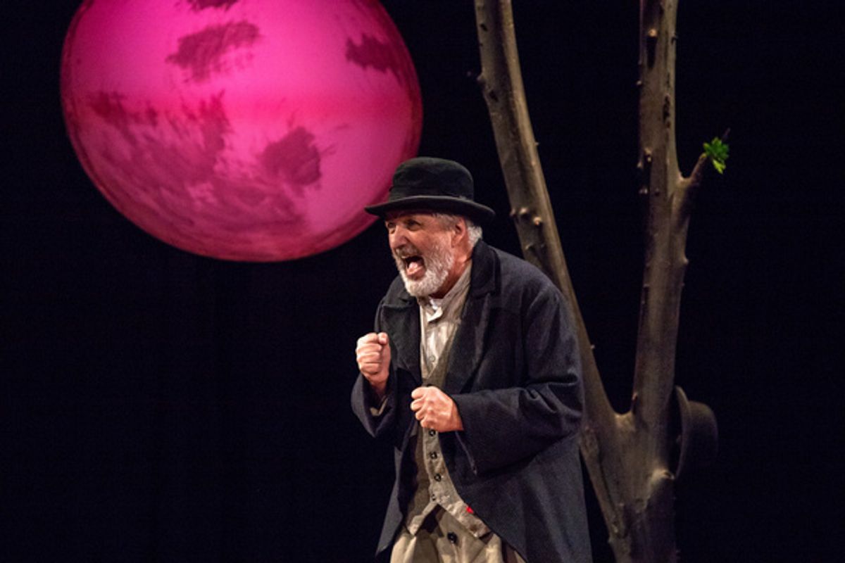Tom Gleadow in WAITING FOR GODOT at The Wilbury Theatre Group in Providence, RI; photo by Erin X. Smithers. at 