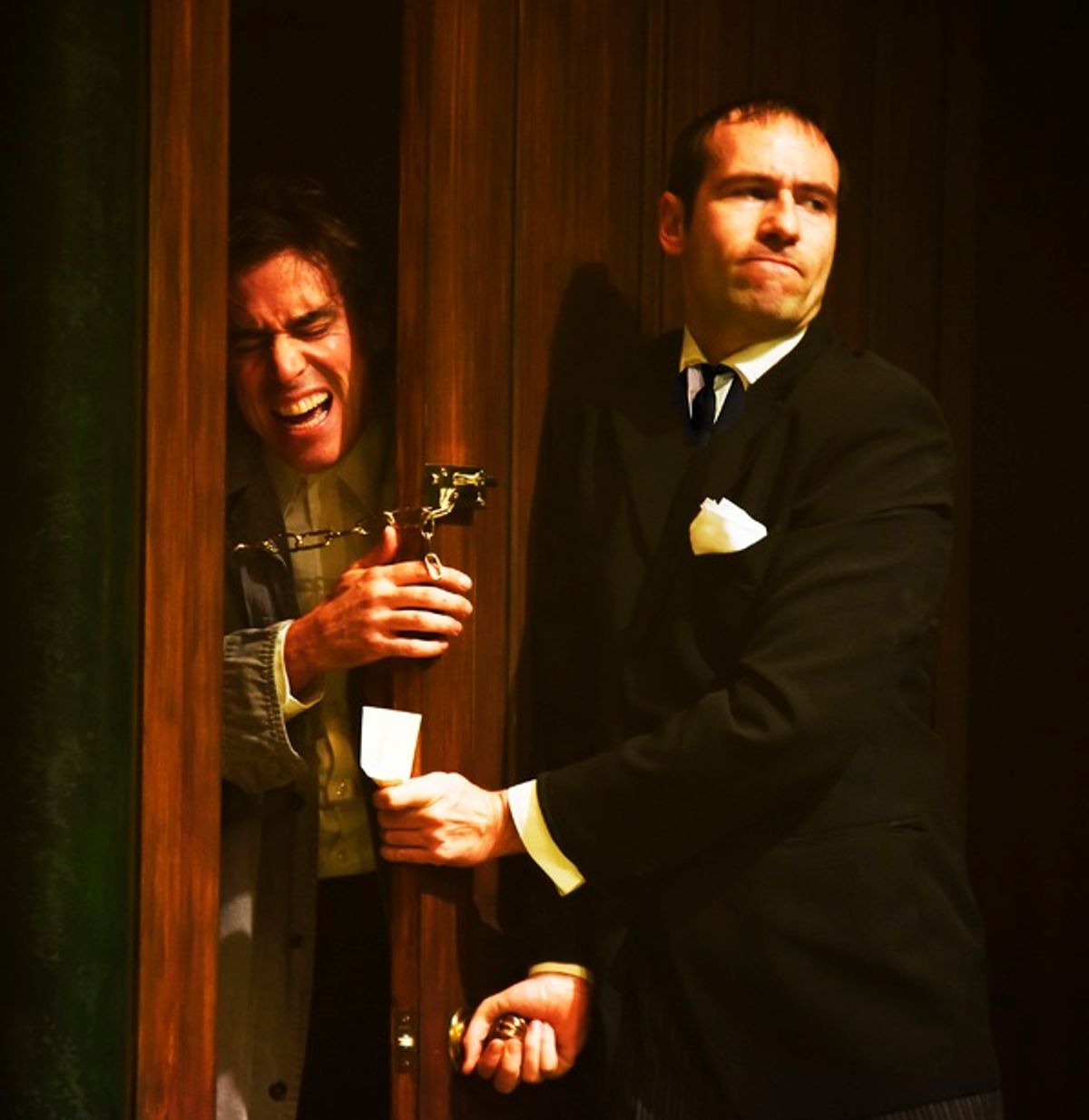 Stephen Mangan and Eugene McCoy at 