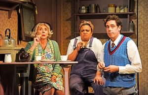 Sue Johnston, Rina Fatania, Stephen Mangan Photo