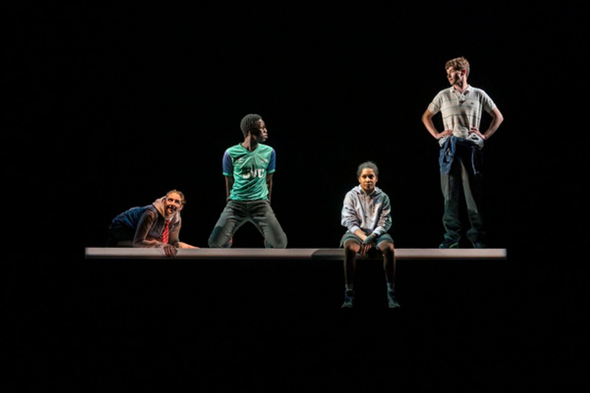 Louisa Harland, Kwabena Ansah, Rebekah Murrell, Patrick McNamee
 at 