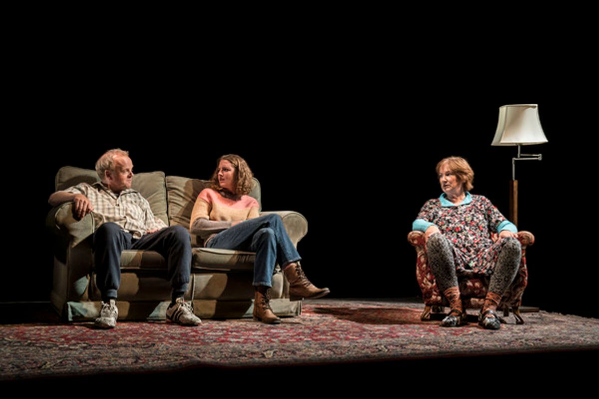 Toby Jones, Louisa Harland, Deborah Findlay
 at 