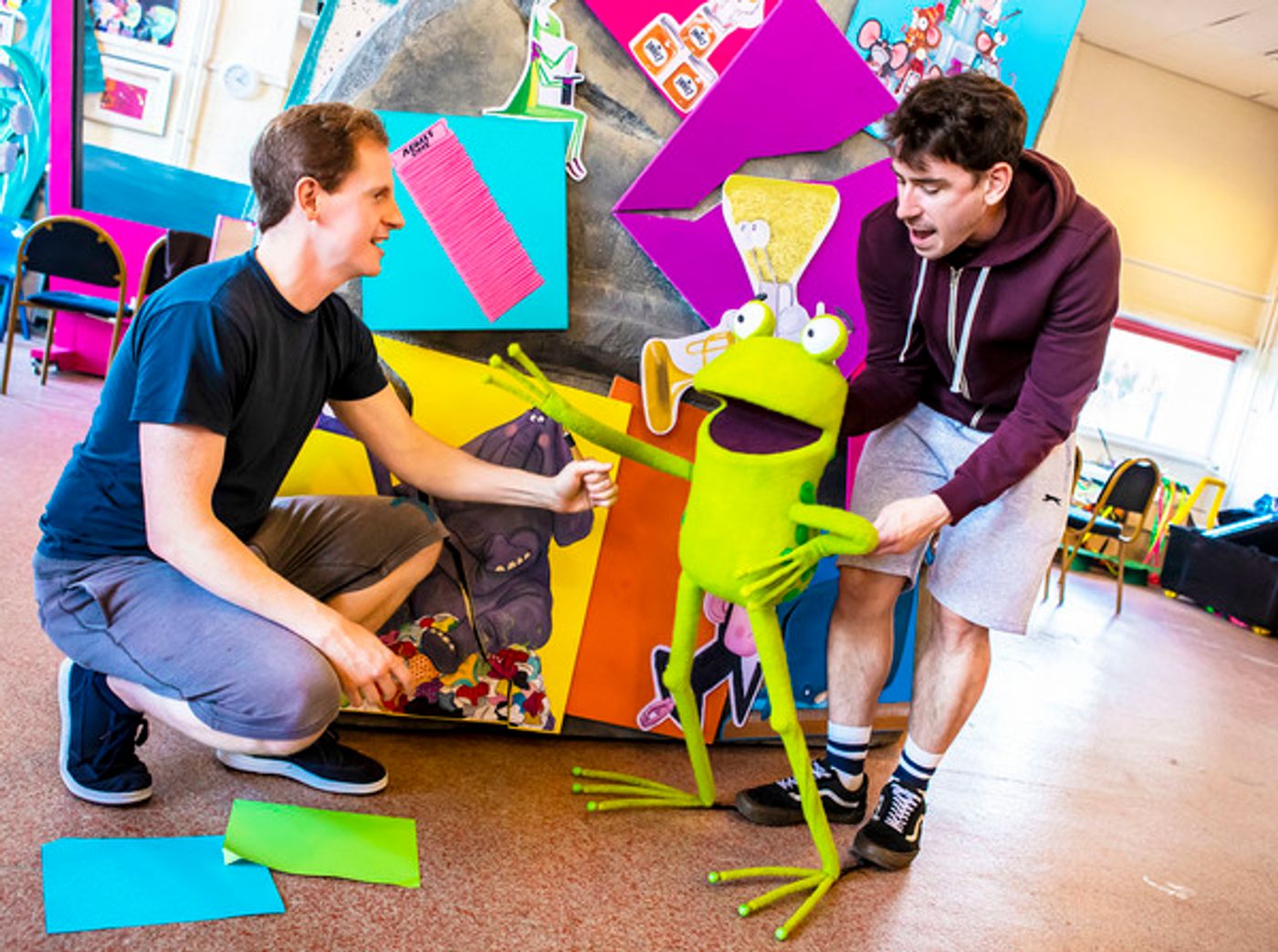 Photo Flash: Inside Rehearsal For OI FROG & FRIENDS!  Image