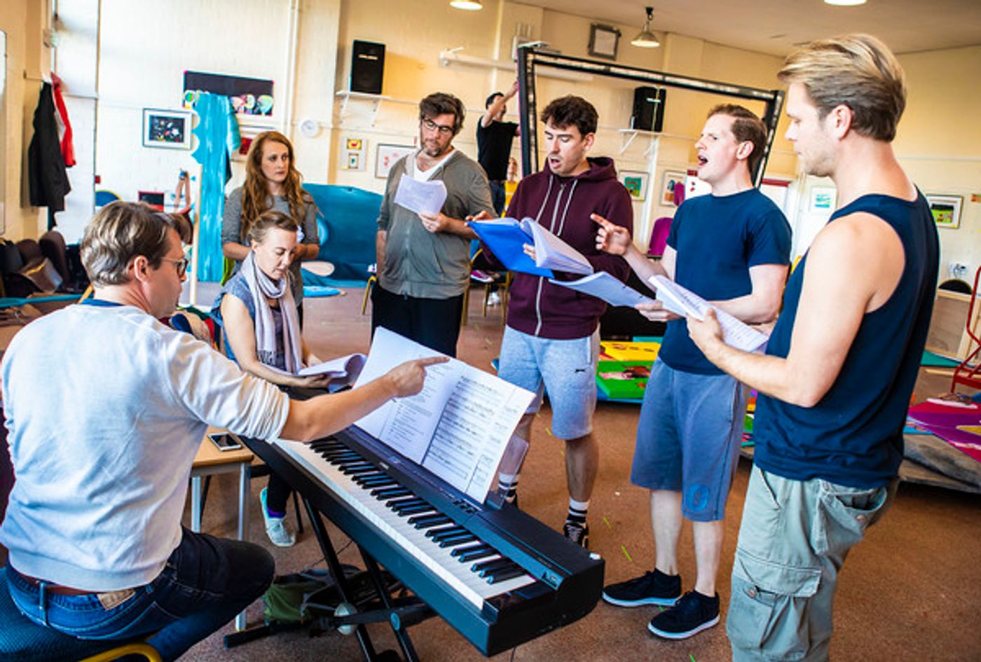 Photo Flash: Inside Rehearsal For OI FROG & FRIENDS!  Image