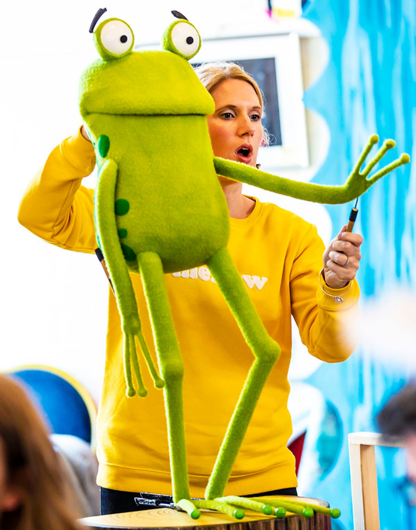 Photo Flash: Inside Rehearsal For OI FROG & FRIENDS!  Image