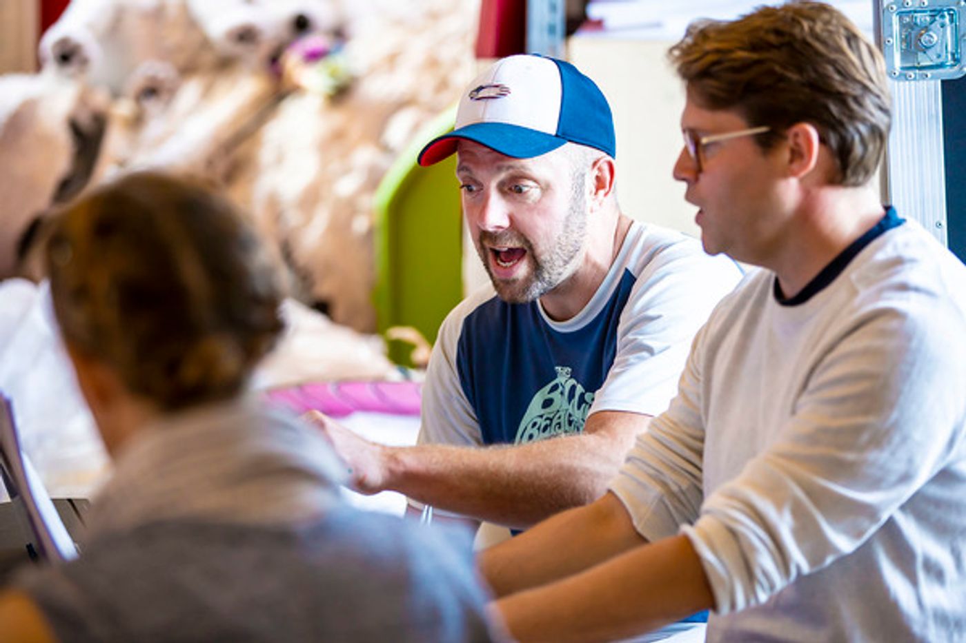 Photo Flash: Inside Rehearsal For OI FROG & FRIENDS!  Image