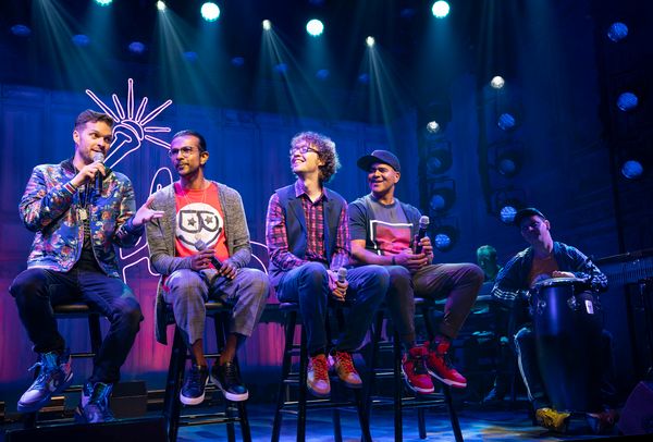 Andrew Bancroft, Utkarsh Ambudkar, Arthur Lewis, Christopher Jackson, Ian Weinberger  Photo