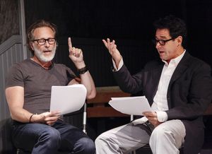 Steven Weber (l.), Rob Morrow. @ BroadwayWorld Steven Weber (l.), Rob Morrow. Photo