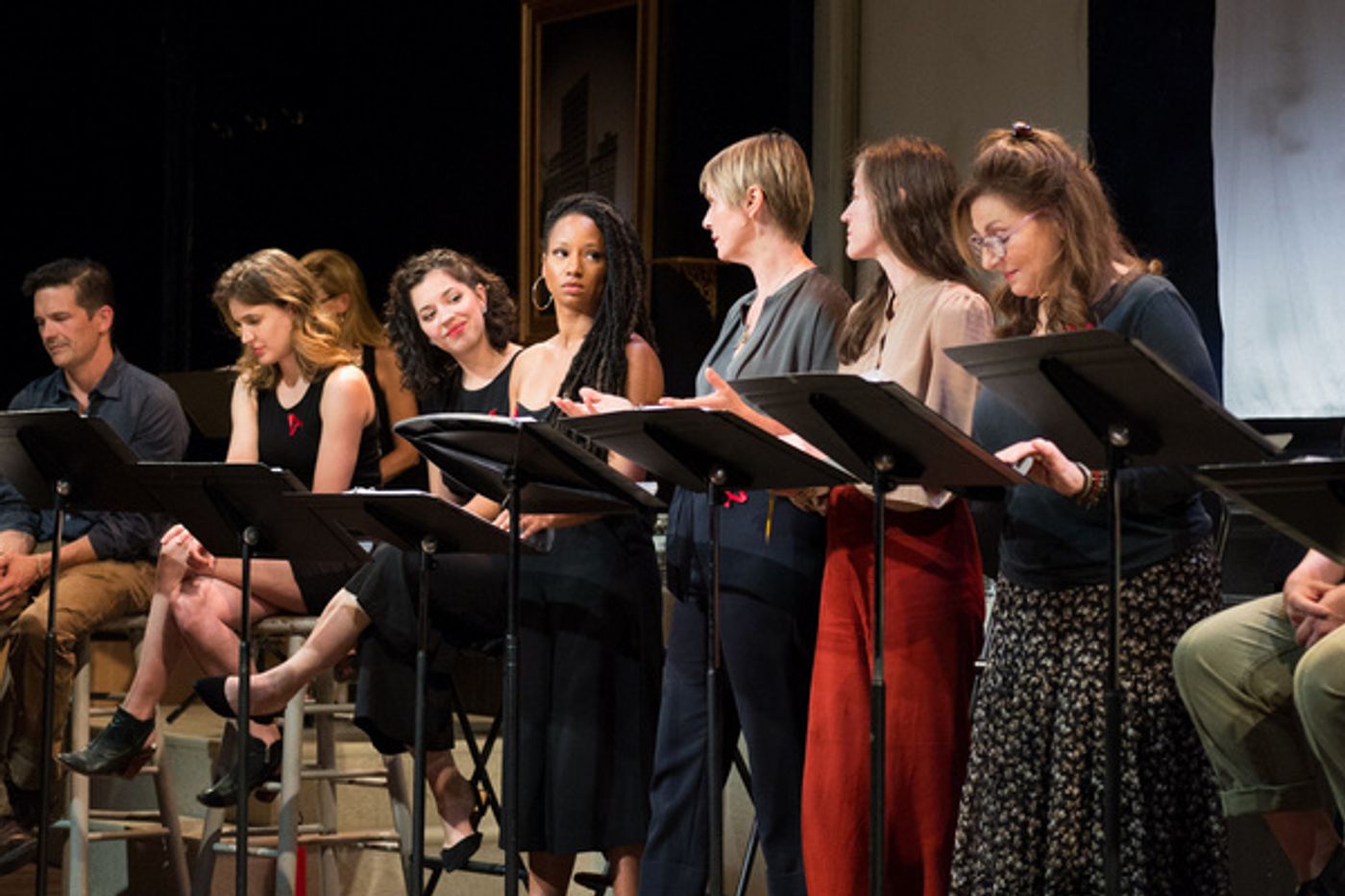 Photo Flash: Monique Coleman, Ana Gasteyer, Kathy Najimy, Cynthia Nixon And More Star In A IS FOR Benefit Reading  Image