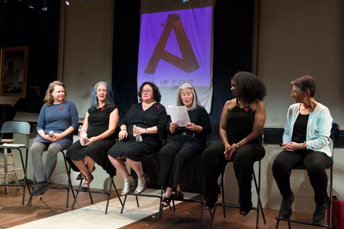 Panel discussion with Lanie Zipoy, Sunny Chapman, Paula Kamen, Jackie, Pascale Bernard and Felicia Kornbluh. at 