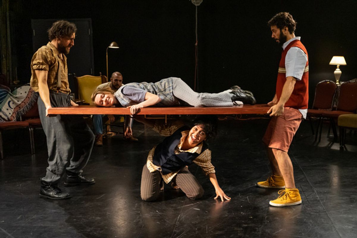 Anastacia Narrajos with Nigel Brown, Dana Murphy, Cooper Forsman and Anirudh Nair at 