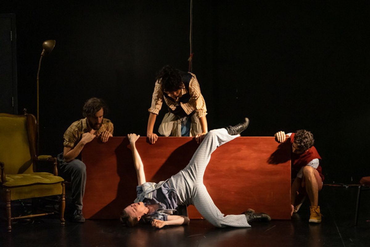 Dana Murphy with Nigel Brown, Anastacia Narrajos and Anirudh Nair at 