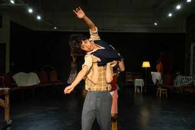 Anastacia Narrajos, Nigel Brown, and Anirudh Nair Photo