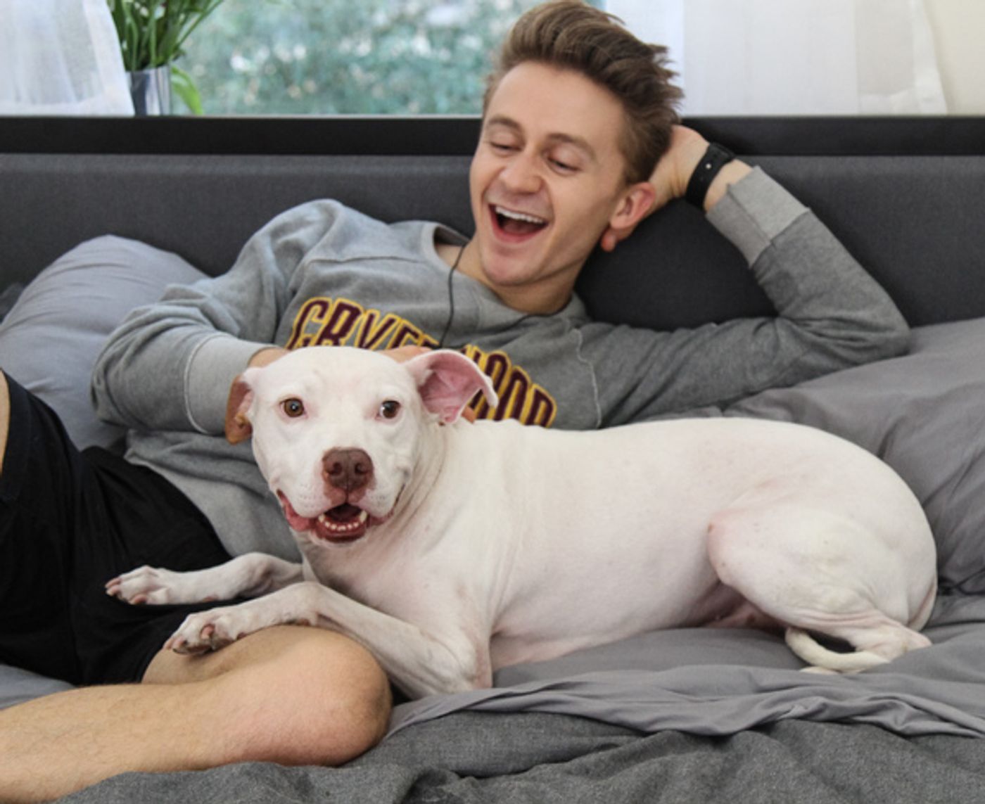 Tails of Broadway: WICKED's Riley Costello Plays Around with Ryder!  Image