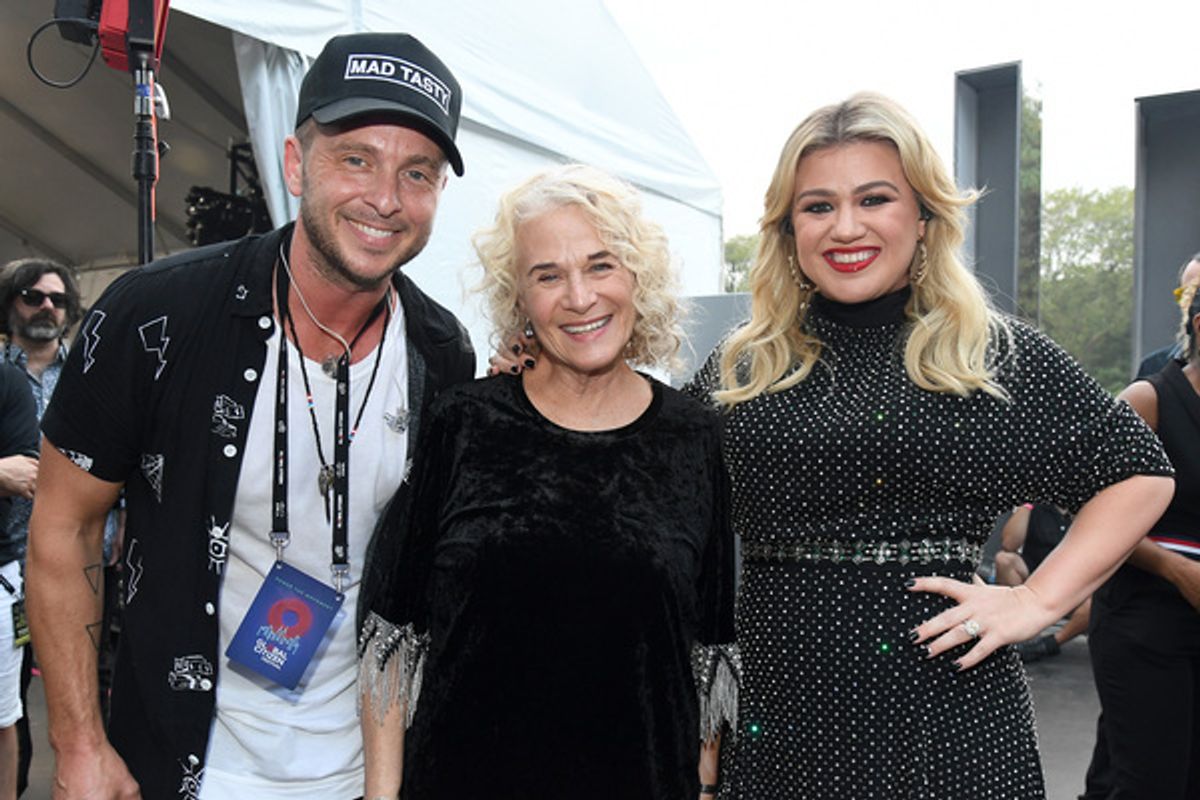 Ryan Tedder, Carole King, and Kelly Clarkson at 