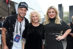 Ryan Tedder, Carole King, and Kelly Clarkson Photo