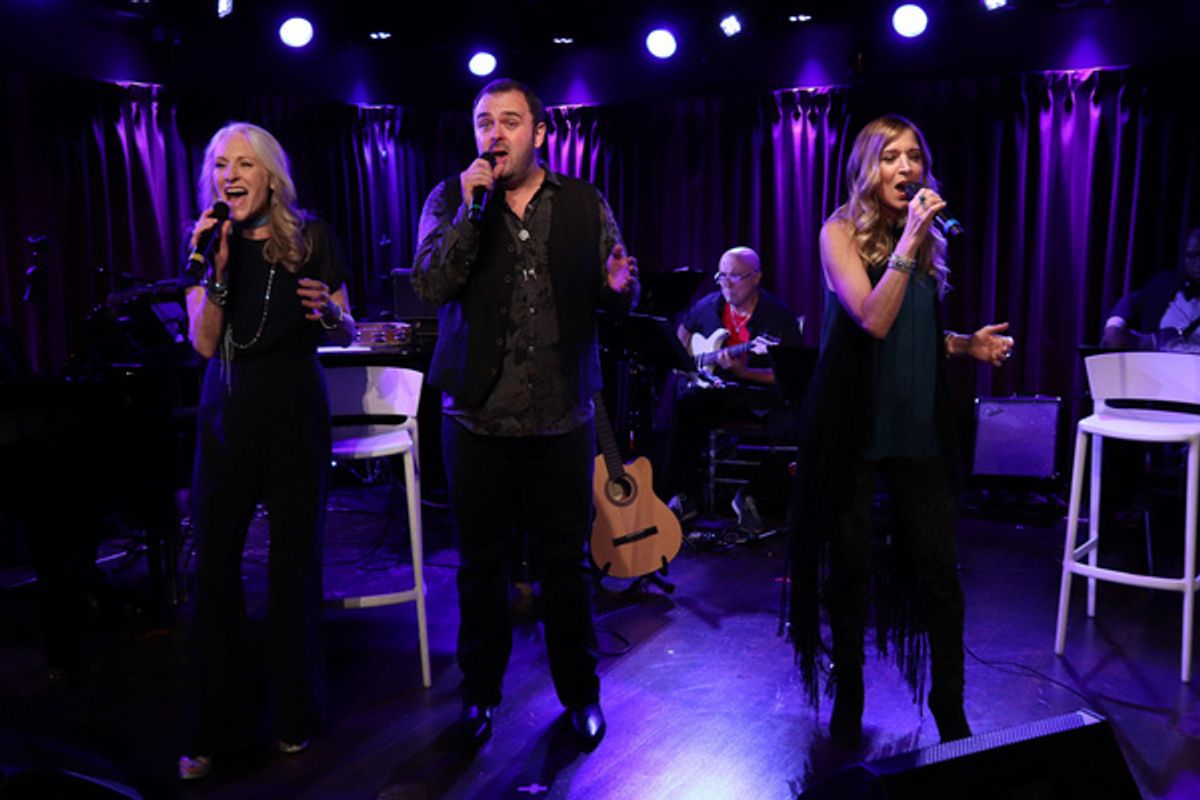 Elizabeth Ward Land, Joel Waggoner, Catherine Porter at 