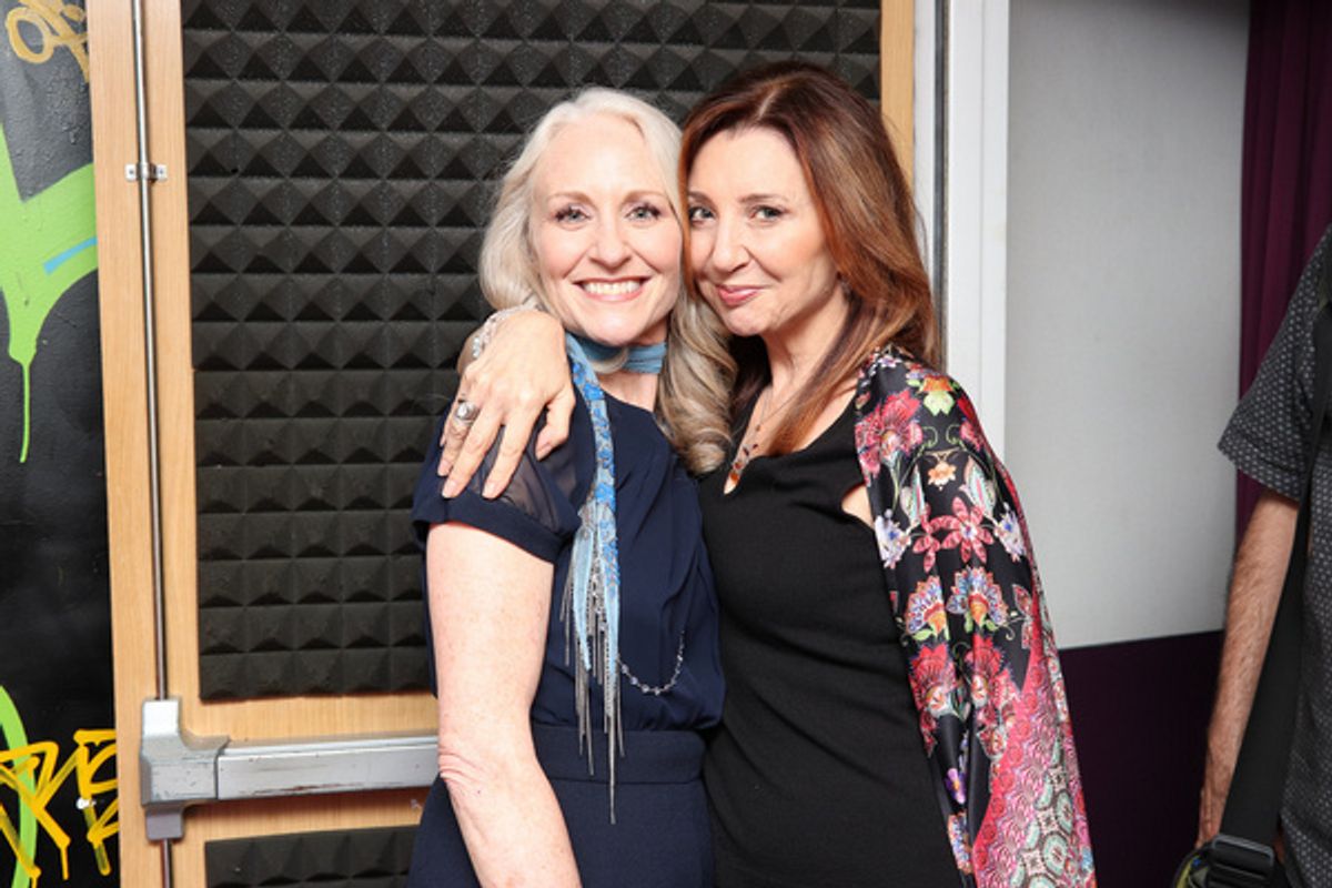 Elizabeth Ward Land and Donna Murphy at 