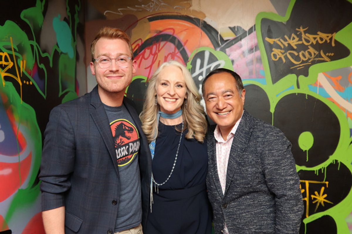Daniel Dunlow, Elizabeth Ward Land and Alan Muraoka at 
