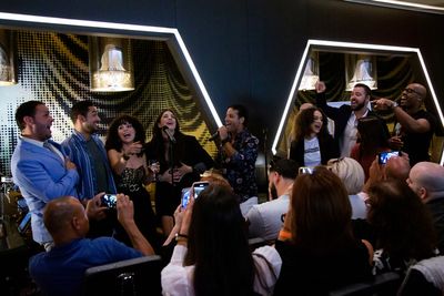 Ana Villafane, Luis Salgado and OYF Company Cast Members Photo