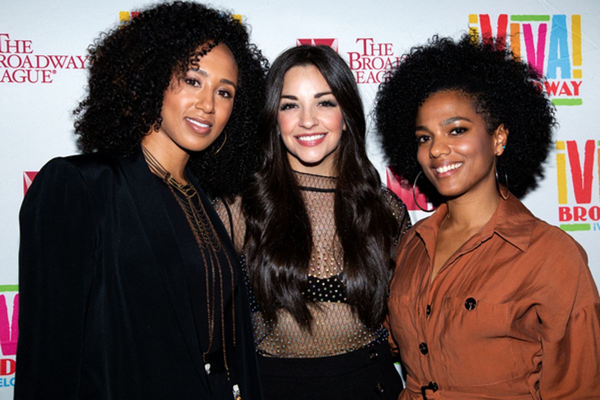 Margot Bingham, Ana Villafane and Freema Agyeman  at 