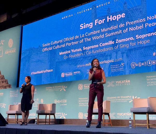 Photo Flash: World Summit Of Nobel Peace Laureates Announces Sing For Hope As Official Cultural Partner Photo Flash: World Summit Of Nobel Peace Laureates Announces Sing For Hope As Official Cultural Partner Image