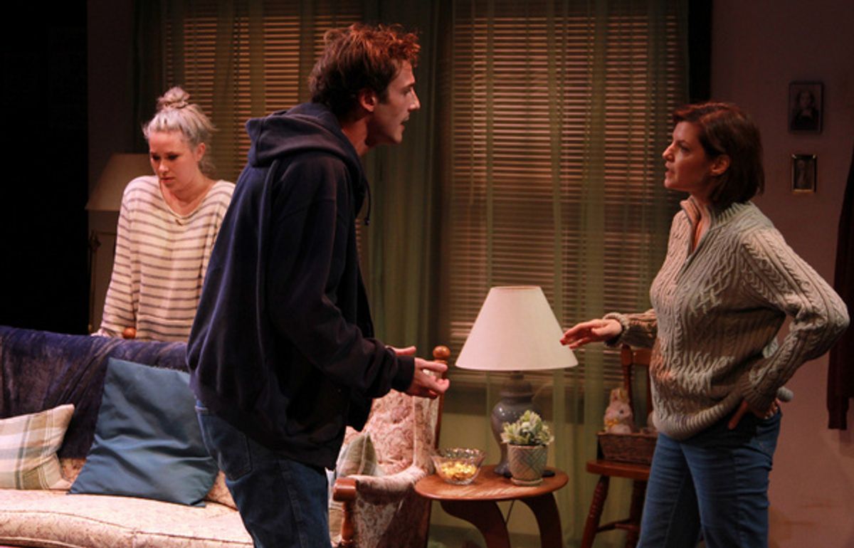 Adrienne Rose Bengtsson, Micheal Richardson & Mary Bacon at 