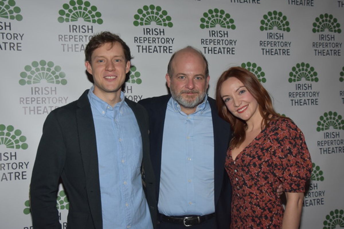 Cillian Hegarty, Jeffrey Bean and Sarah Street at 