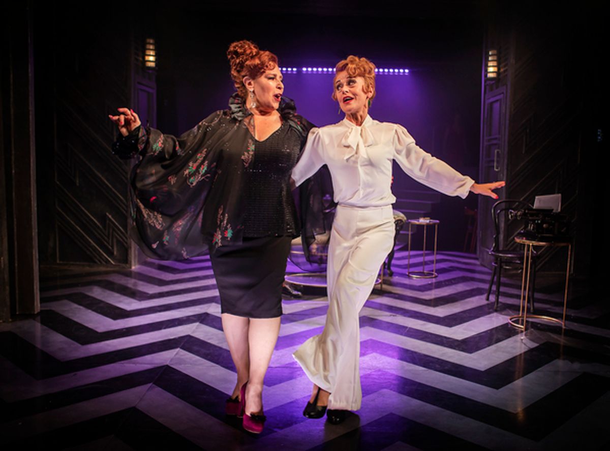 Harriet Thorpe and Tracie Bennett at 