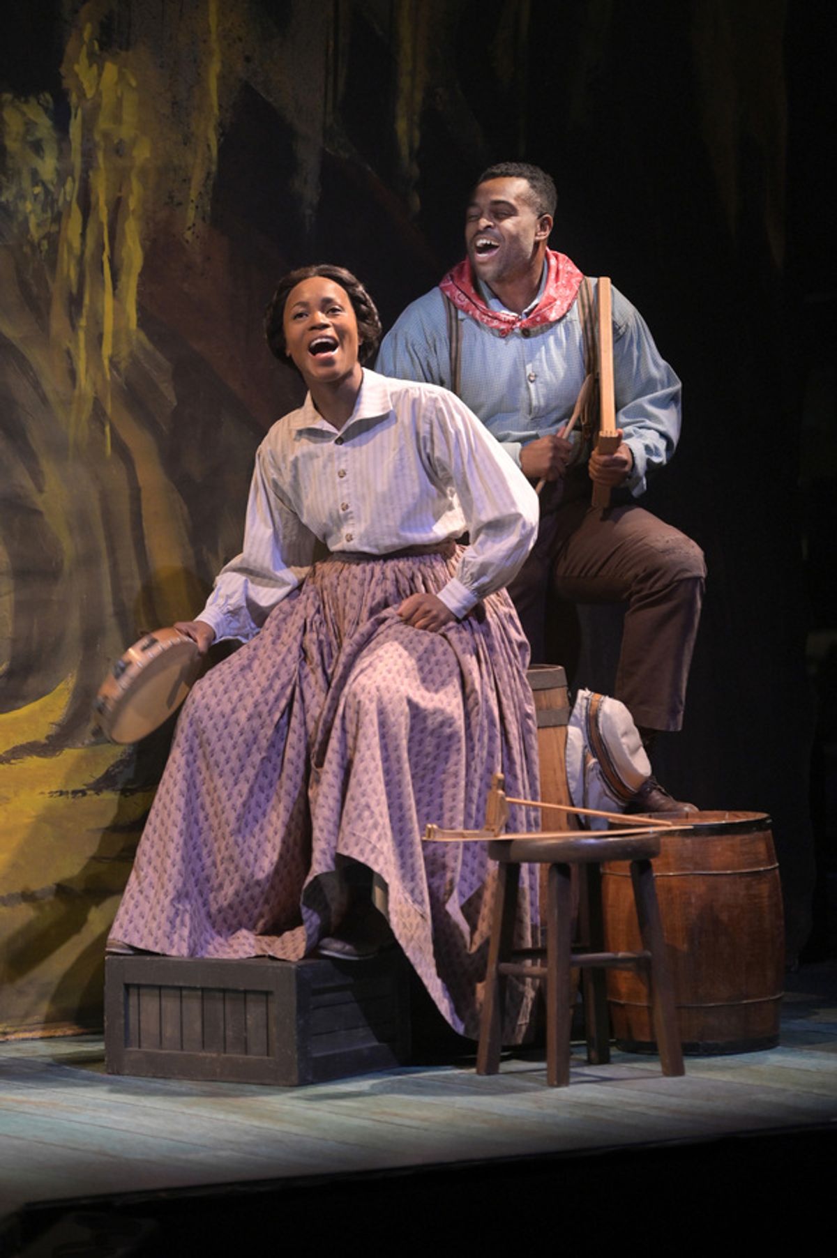 Valisia LeKae and Rondrell McCormick at 