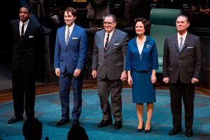 Grantham Coleman, Bryce Pinkham, Brian Cox, Barbara Garrick, Richard Thomas Photo