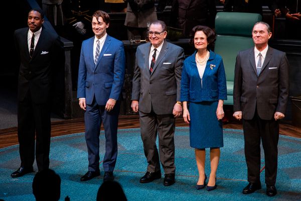 Grantham Coleman, Bryce Pinkham, Brian Cox, Barbara Garrick, Richard Thomas Photo