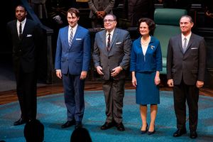 Grantham Coleman, Bryce Pinkham, Brian Cox, Barbara Garrick, Richard Thomas Photo