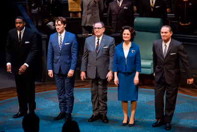 Grantham Coleman, Bryce Pinkham, Brian Cox, Barbara Garrick, Richard Thomas Photo