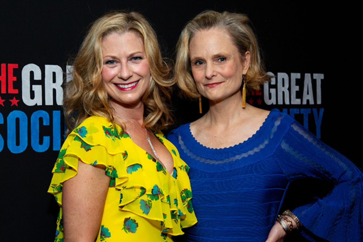 Angela Pierce, Barbara Garrick at 