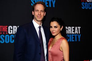 David Korins and guest @ BroadwayWorld David Korins and guest Photo